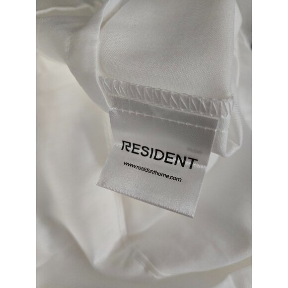 Resident Twin Sheet Set – 100% Cotton - White 3PC - New In Bag - Picture 3 of 4